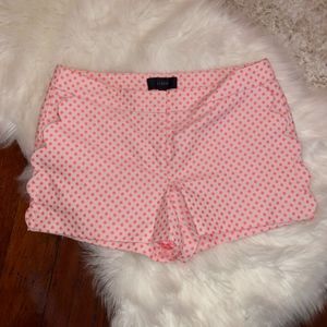 J Crew Scalloped Polka Dot Shorts!